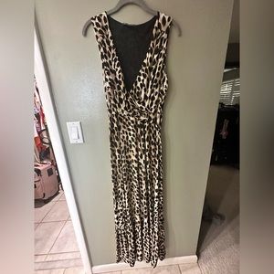 Leopard Maxi Dress - worn once